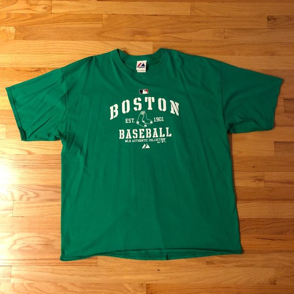 Red Sox Green Shirt-Size XXL - Picture 1 of 3